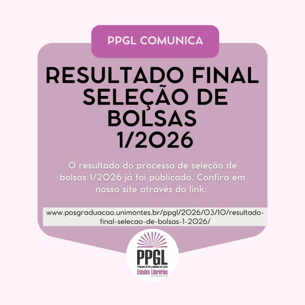 Resultado Final Seleção de Bolsas 1/2026
