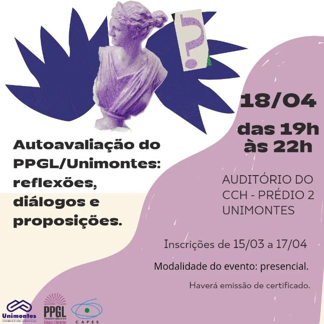 Participe da Autoavaliação do PPGL/Unimontes: Refletindo e Propondo Juntos pelo Ensino de Qualidade