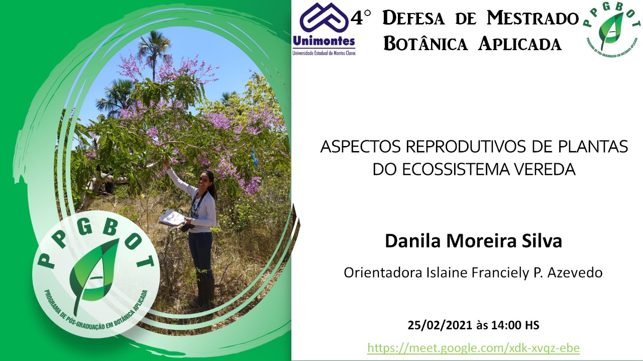 4° Defesa de Mestrado Botânica Aplicada