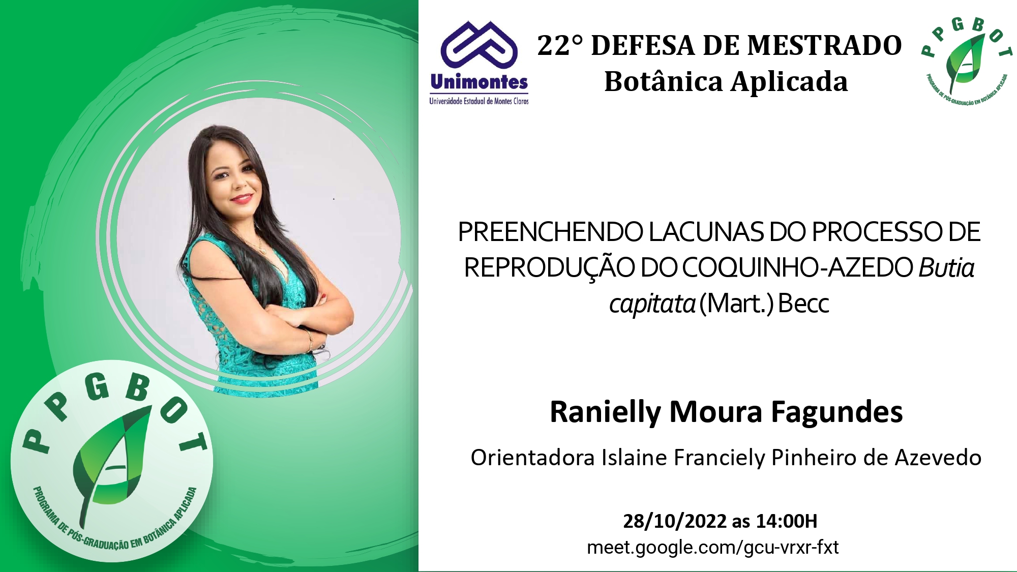 22° Defesa do PPGBot