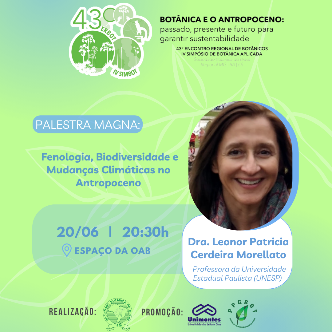 Palestra Magna: abertura do 43º ERBOT