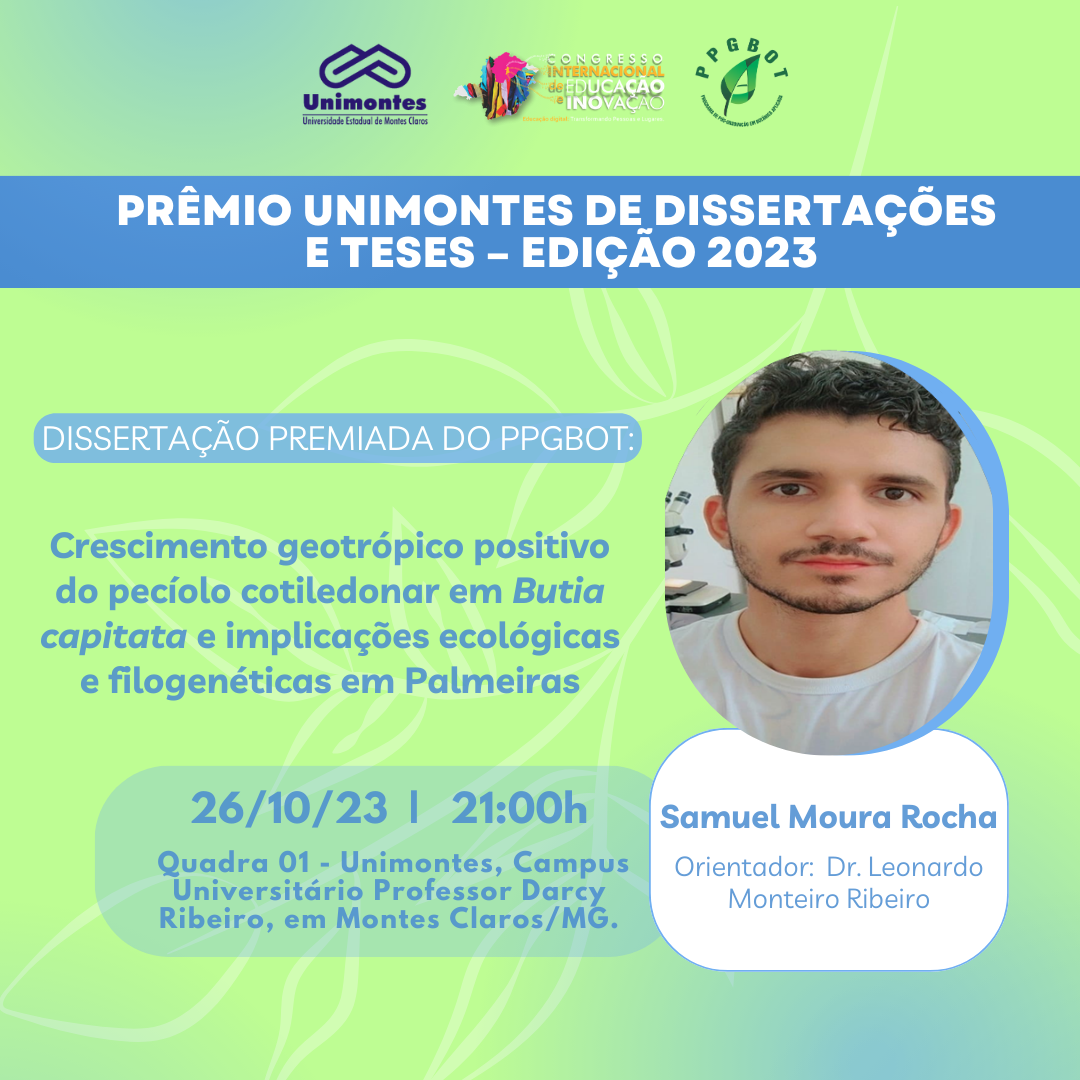 Premiação do Prêmio UNIMONTES de Dissertações e Teses – Edição 2023