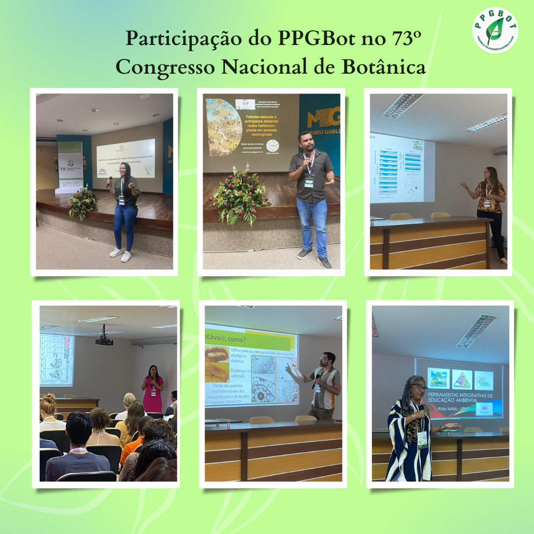 Participação do PPGBot no 73º Congresso Nacional de Botânica