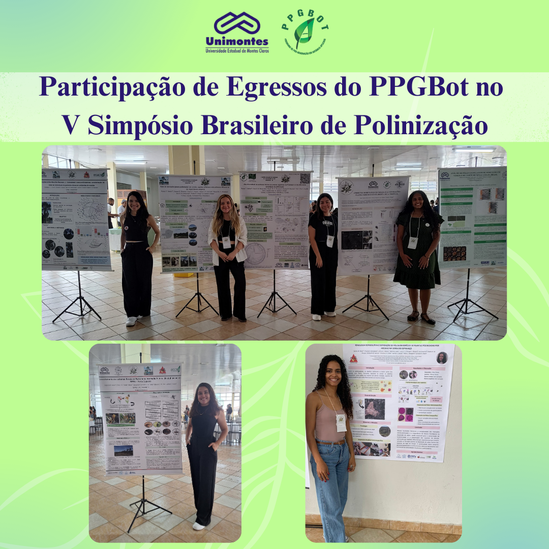 Participação de Egressos do PPGBot no V Simpósio Brasileiro de Polinização