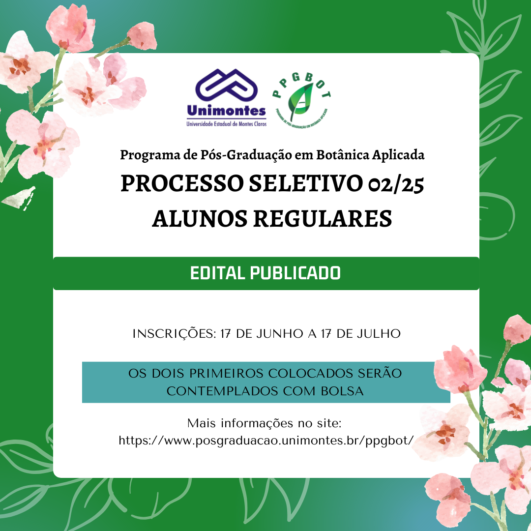 Edital do Processo Seletivo de Alunos Regulares 02/2025