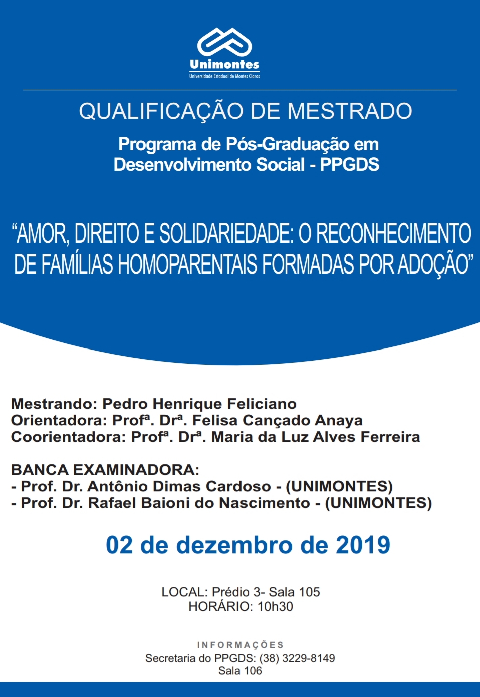 Banca de Qualificação – Programa de Pós-Graduação em Direito – Mestrado em  Direito